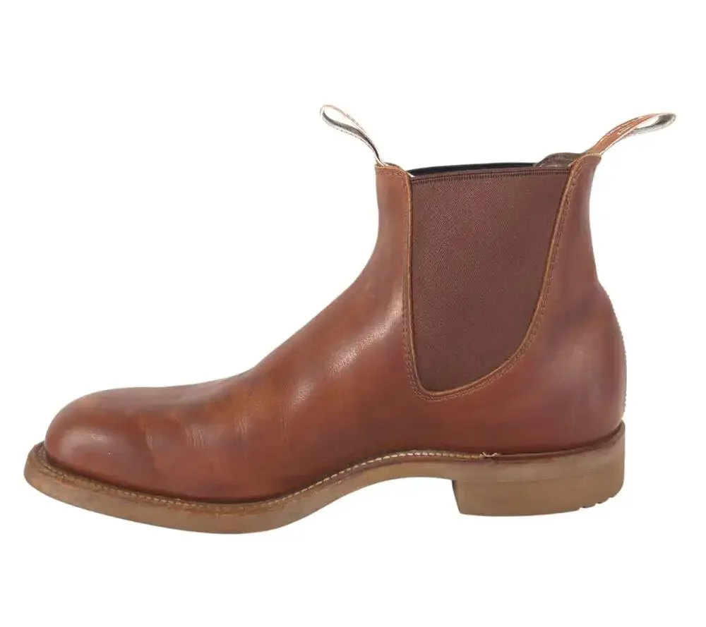RM Williams Comfort Craftsman Chelsea Boots US 11 EU 45 Mens Brown Leather $545